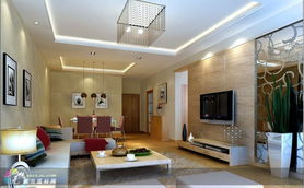 客厅作品集 从效果图到实景，打造理想家居的无忧之旅