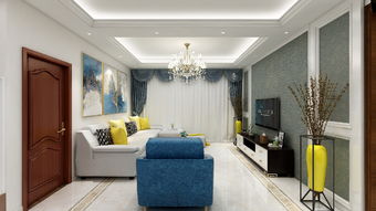 112平潮流混搭三居装修效果案例 众和康园小区室内装饰工程实景赏析